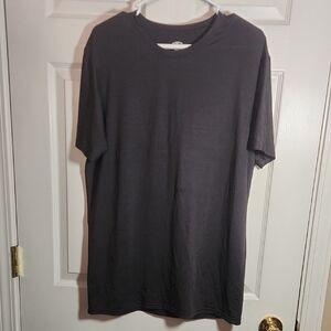 Athletic Works Black Short Sleeve Tee Soft Cotton Blend